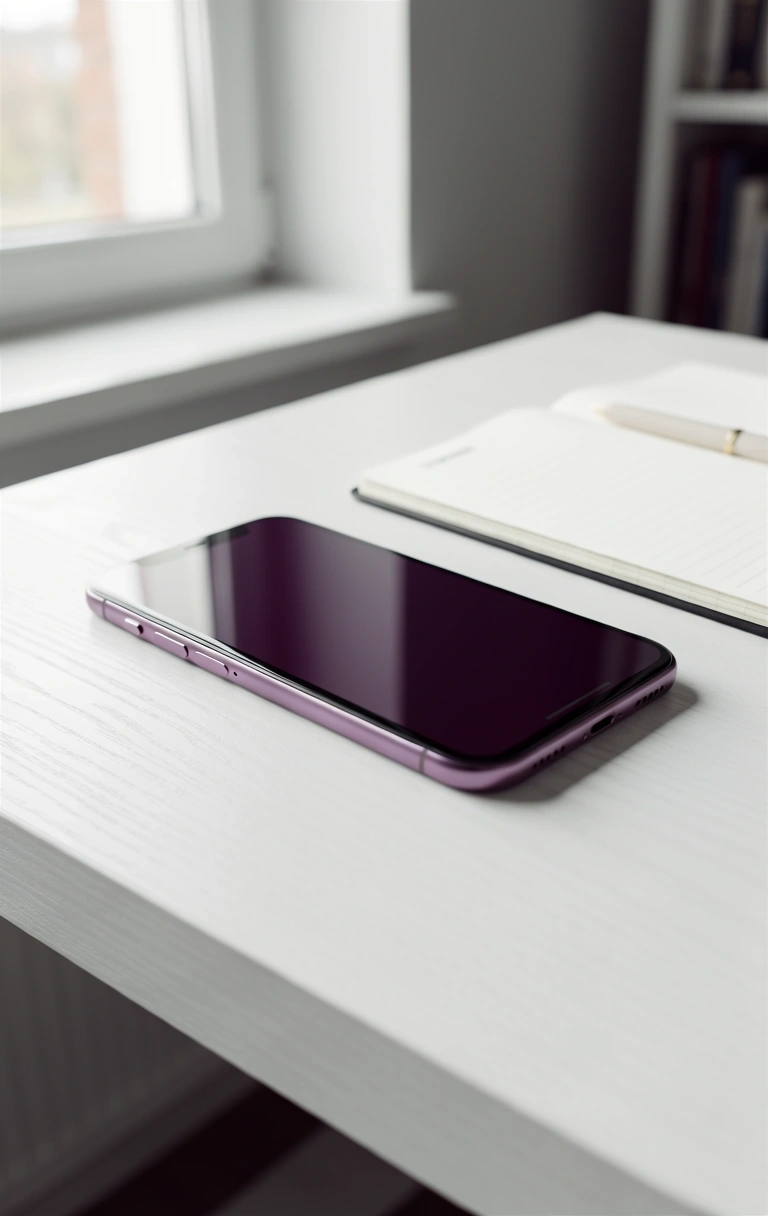 Urządzenie mobilne na biurku